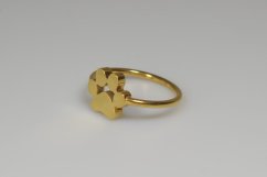 Tlapka (zlatá) - Prsten