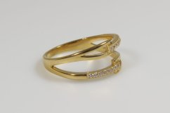 Dvojité Kouzlo (zlatý) - Prsten