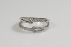 Dvojité Kouzlo (stříbrný) - Prsten